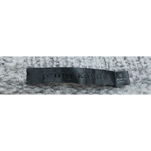 Jenni kayne womens small super kid mohair soft sweater cardigan gray Capsule - Picture 6 of 8